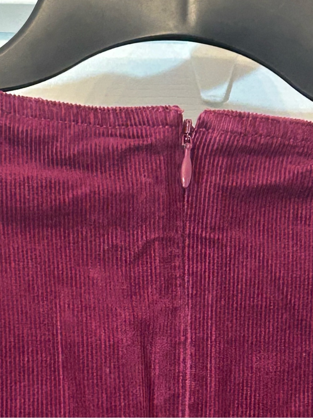 Boden Corduroy 3/4 Sleeve Dress - Cranberry 6R - Picture 7 of 8
